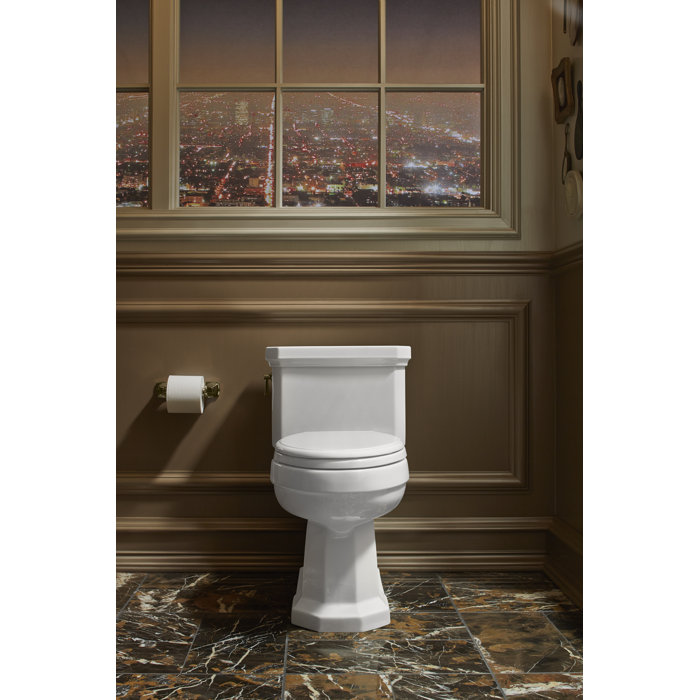 K39400,96 Kohler Kathryn™ 1.28 GPF Water Efficient Elongated OnePiece toilet (Seat Included